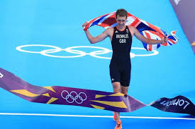 Two schoolboys had a brownlee brothers moment when one carried the other across the finishing line. Picture Of The Day August 7 Penarth Times