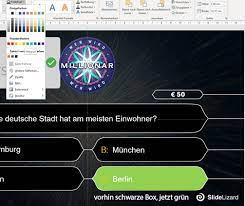 Die seit 1999 im deutschen tv laufende ratesendung ist mittlerweile ein klassiker des genres. Wer Wird Millionar Powerpoint Quiz Vorlage Slidelizard