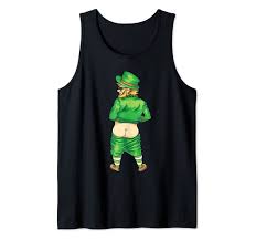 Amazon.com: Mooning Leprechaun St. Patrick's Day | Boys Funny Gift Tank Top  : Clothing, Shoes & Jewelry