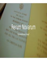 'the emergence of popular movements: Rerum Novarum Rerum Novarum On Pope Leo Xiii Issuedrerum Novarum On The Condition Of The Workingclasses Thedocument Became Thefoundationupo Course Hero