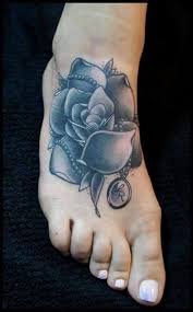 Check spelling or type a new query. Foot Flower Rose Tattoo By White Rabbit Tattoo