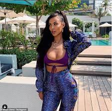 Looks like there's a cool new couple on the block. Maya Jama Flaunts Her Incredible Curves In Skimpy Bikinis During Wild Girls Trip To Dubai Daily Mail Online