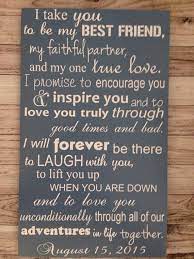 First Anniversary Gift Wedding Vows Sign 1st Anniversary Gift With Date Personalized Gift Fo Wedding Vows For Him Wedding Vows To Husband 1st Anniversary Gifts