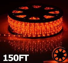 Rope lights are some of the most popular lights out there for both festive light scenes and subtle accent lighting. High Quality 150 Orange Led Outdoor Rope Light 1 2 Inch Tube 110v