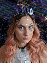Star Gazing Head Chain, Festival Jewelry, Boho Head Chain, Hair Jewelry,  Star Headchain, Headchain, Celestial, Star Head Chain, Stars Head