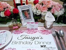 2.5 arrange for cocktails and catering. Tassya S Birthday Dinner Party Planner Jakarta