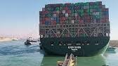 Container ship still lodged in canal. Olsysm4nxei5um
