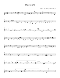 Khát vọng - Pham Minh Tuan Sheet music for Vocals (Solo) | Musescore.com