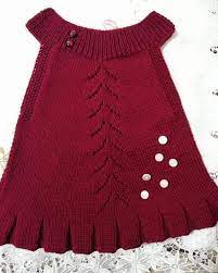 Ajur Ve Pirinc Ornekli Pileli Cocuk Jilesi Elbisesi Yapimi 2 3 Yas Bebek Elbise Modelleri Orgu Baby Knitting Patterns