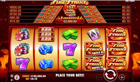 Fire Strike Slot >> Play Online