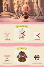 Kratos God Of War Animal Crossing Design Animal Crossing Animal Crossing Qr Kratos God Of War