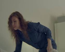 Image of person searching frantically for something