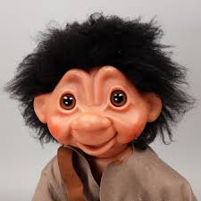 TROLL, 2 pcs, Thomas Dam, 1977. Toys