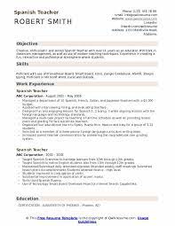 The best career objective for teachers is an inevitable part of resumes that get you hired. Spanish Teacher Resume Samples Qwikresume