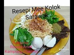 Mi kolok (mi kolo), mi kering atau mi rangkai (perkataan iban yang bererti kering) merupakan sejenis mi yang amat terkenal di negeri sarawak. Resepi Mee Kolok Sarawak Boom Youtube
