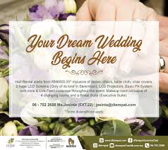 With options to book now and pay when you stay, you have peace of mind. D Tempat Country Club Seremban S Gem Wedding Research Malaysia