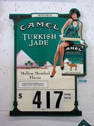 Really smooth taste, but seems wierd after going with wides for so long. 2001 Camel Turkish Jade Cigarette Correx Ad