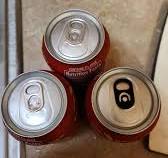 Random black tab on soda can : r/pics