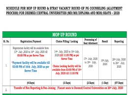 Neet pg 2021 application form has been released on the official website. Neet Pg And Mds Mop Up Round Registrations Commence Complete Registrations At Mcc Nic In Marijuanapy The World News