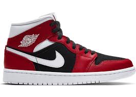 Jordan 1 Mid Gym Red Black W Bq6472 601