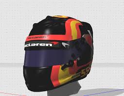 A solid debut season saw the spaniard finish 15th. Helmets Carlos Sainz Mclaren Helmet Racedepartment