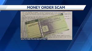 Maybe you would like to learn more about one of these? Money Order Scam South Park Police Put Out Warning To Residents