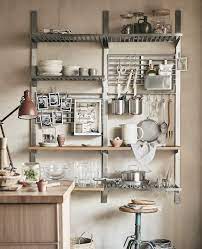 There's an unlimited number of configurations for the hooks, baskets and caddies to suit your specific needs. Store More On Your Walls Kitchen Storage Ideas Ikea