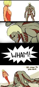 Armoured Titan Verse The Female Titan Same Result Attack On Titan Meme Attack On Titan Fanart Attack On Titan Funny