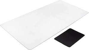 A feeling of professionalism can be experienced while writing on top of a fine leather desk pad. Amazon Com Awnour Clear Desk Pad Blotter 34 X 17 Inches 1 5mm Thick Plastic Transparent Desk Mat For Desktop Non Slip Writing Mat For Office And Home Round Edges Textured Forested Office Products