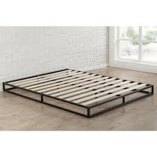 Zinus 7 inch platforma bed frame with headboard / mattress foundation / boxspring optional / wood slat support, king 4.7 out of 5 stars 8,706 $192.80 $ 192. Zinus Joseph Modern Studio 6 Inch Platforma Low Profile Bed Frame Full Hd Mbbf 6f The Home Depot Metal Platform Bed Low Profile Bed Frame Platform Bed Frame
