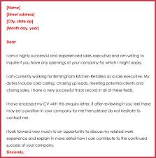 Job Inquiry Letter How To Write 10 Best Samples