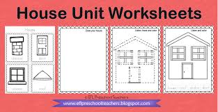 esl efl preschool teachers house unit parts of the house for kindergarten esl