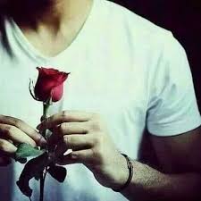 Boy With Rose Nice Dp For Whatsapp Dp For Whatsapp Girls Image