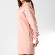 Robe rose femme, robe enveloppante, robe flare, robe midi, robe élégante, petite robe, robe à manches longues, robe d'hiver, vêtements minimalistes. Poulet Solide Attaque Robe Adidas Femme Rose Deuxiemement Saigner Mature
