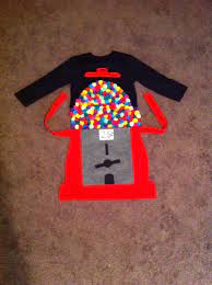 Diy Gumball Machine Costume 15 For Felt Shirt And Pompoms Homemade Halloween Costumes Cheap Halloween Costumes Pregnant Halloween Costumes