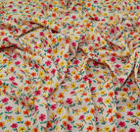 Amazon.com: Minerva Cotton Viscose Blend Fabric Cerise - per ...