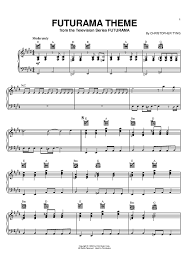 Three Days Grace Over And Over ноты для фортепиано Futurama Theme Digital Sheet Music Guitar Lessons Sheet Music
