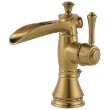 Has been added to your cart. Champagne Bronze Delta 574 Czmpu Dst Handle Bathroom Faucet Single Hole