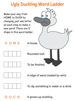 Just print out the appropriate pages for your child and. The Ugly Duckling