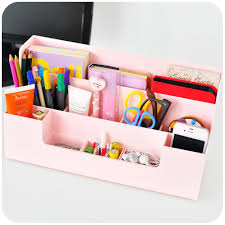 Multifunctional Desktop Storage Rack Shelf Home Office Desk Sort Management Plastic Storage Office Table Accessories Desktop Organization Plastic Box Storage