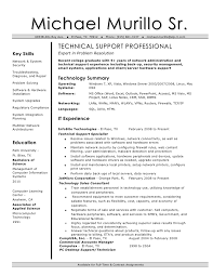 It Technical Support Resume