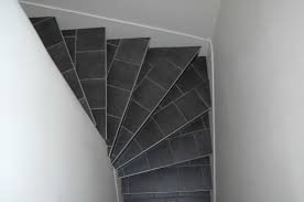 Escalier Carrele Sans Plinthes Escalier Carrele Escalier Carrelage Escalier