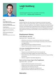 If you put the company name in bold, italic, or underlined for. Cook Resume Examples Writing Tips 2021 Free Guide Resume Io