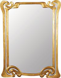 Enhanced aluminum, protected gold, and protected silver. Mirror Prestige Austere Lines With A Twist A Modern Take On Art Nouveau Design This Designer Mirror Is An Overm Art Nouveau Design Art Nouveau Mirror Frames