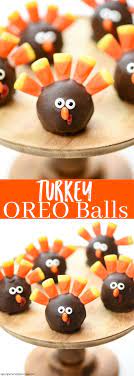 Turkey Oreo Balls Recipe Thanksgiving Desserts Kids Thanksgiving Turkey Treats Thanksgiving Snacks