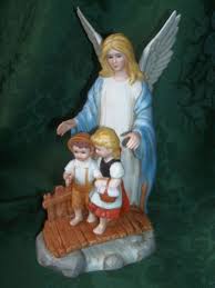 Guardian Angel 1995 Home Interiors Homco Figurine New Homco Figurines House Interior