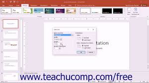 You can set the powerpoint slide size in pixels, as well as. Powerpoint 2016 Tutorial Changing Slide Size Microsoft Training Youtube