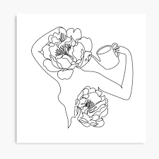 Pin On One Line Print