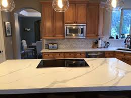 Damaged quartz is trickier to repair and should always be done by a professional, which could drive up quartz countertops cost overall. New White Quartz Countertops Backsplash Help With Cabinet Color
