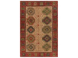 World menagerie foulton hand hooked wool gray ivory dark green area rug reviews. Chandra Ryleigh Red Green Natural Rectangular Area Rug Cdryl46900